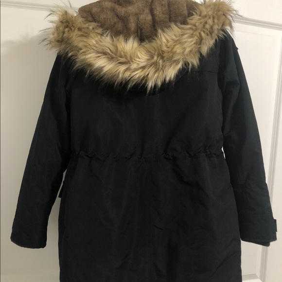 Faux Fur-Lined Military Parka - Picture 2 of 3